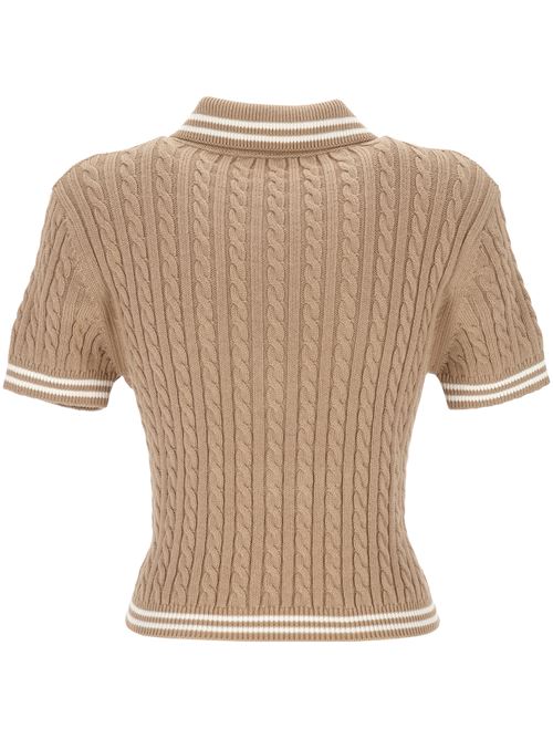 Polo in maglia di misto cotone ALESSANDRA RICH | FABX4080K42640108